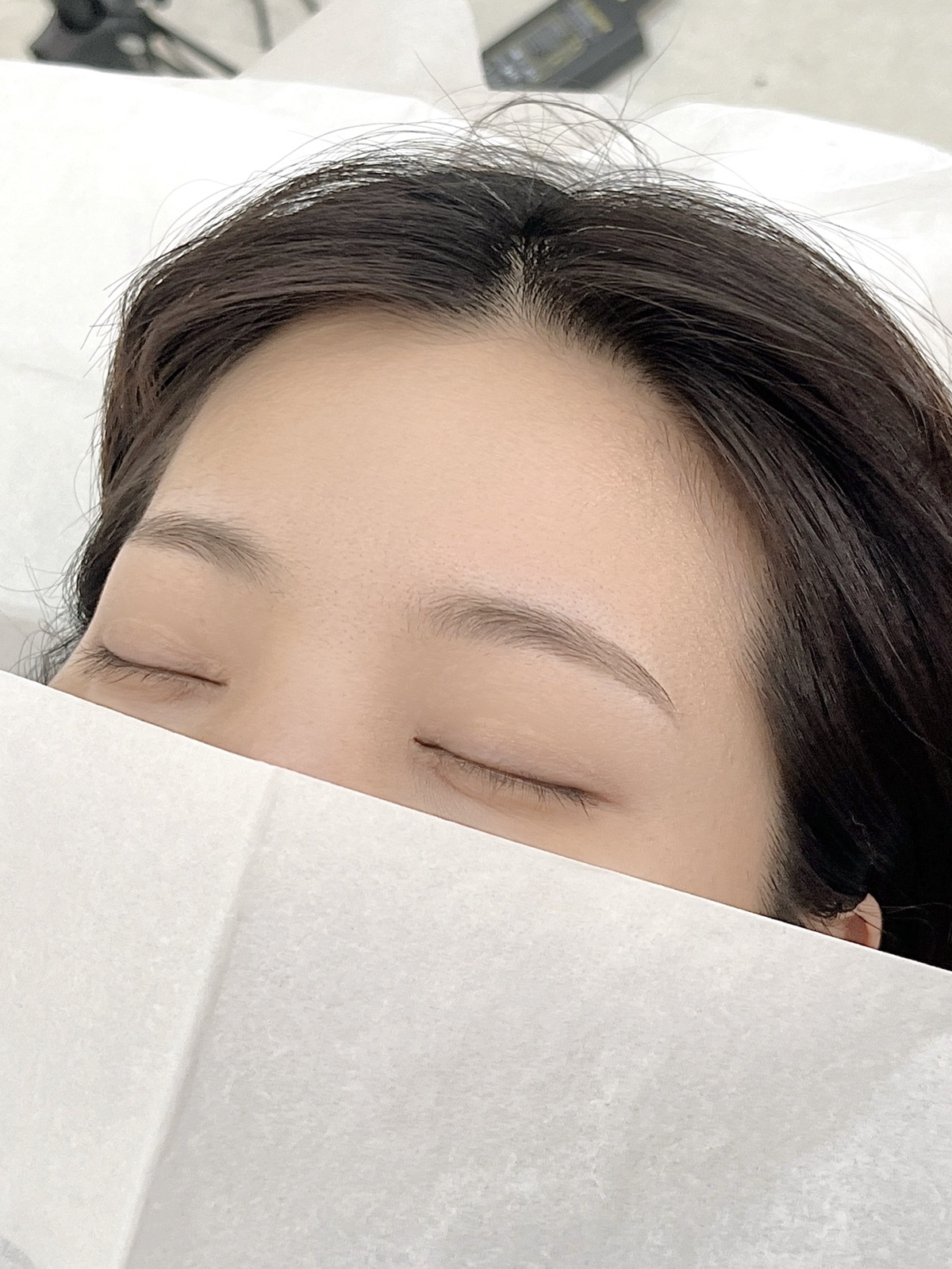 자연눈썹 시술 결과
